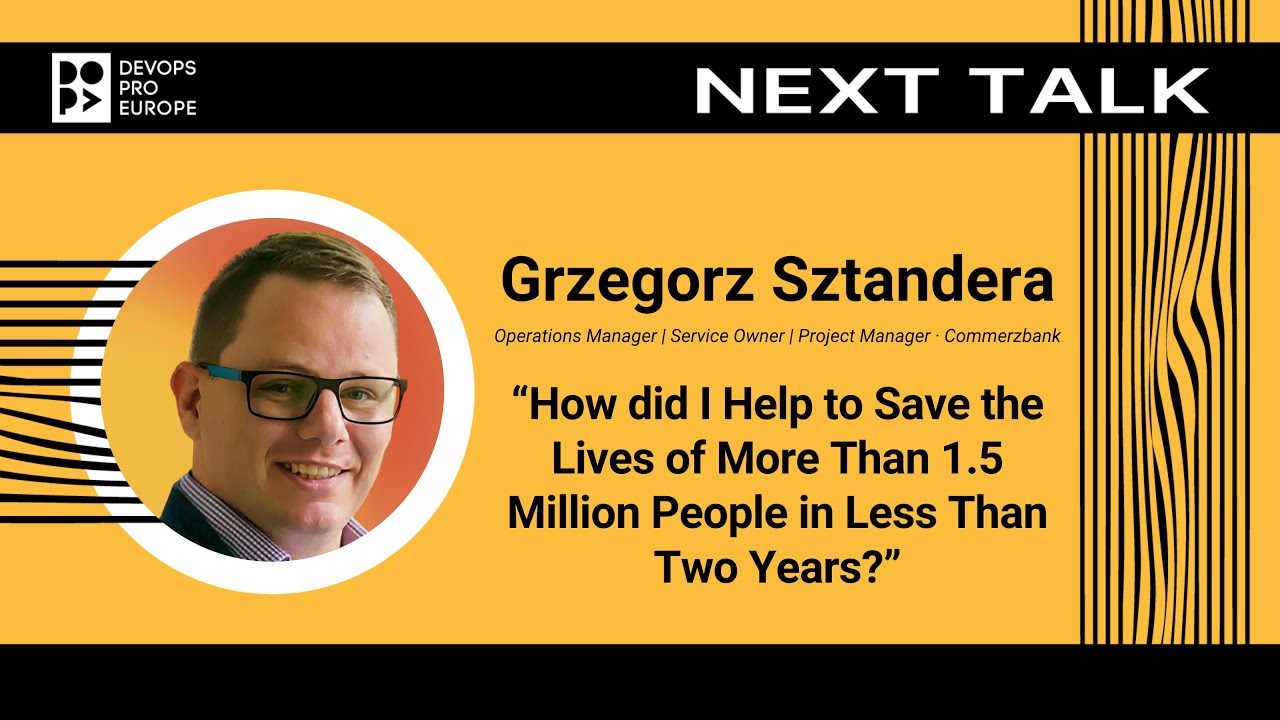 Grzegorz Sztandera: How did I Help to Save the Lives of More Than 1.5 Million People?