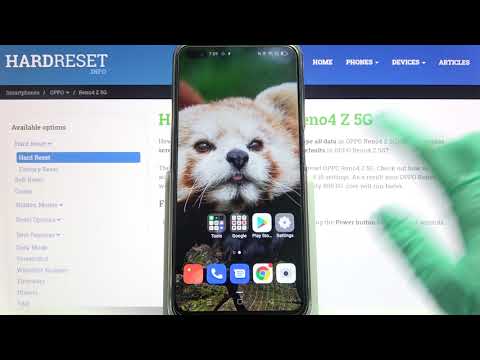 How to Turn On High Contrast Text in OPPO Reno4 Z 5G– Turn Off High Contrast Text