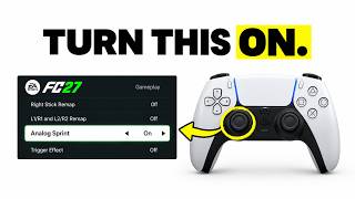 Meta FC 27 Settings For Fast Inputs & Less Reaction Time!