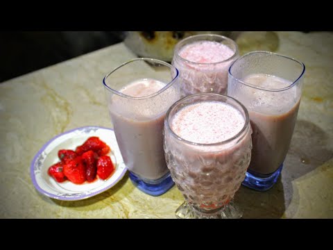 How To Make Strawberry And Banana Smoothie Cook With Farhat