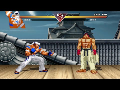 RICK vs EVIL RYU vs SHIN RYU - Street Fighter Hardest Difficulty Battle
