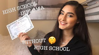 How to get your high-school diploma with out going to high-school!