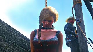 Red Dead Redemption 2 - Arresting Prostitute & Watching Her Hang
