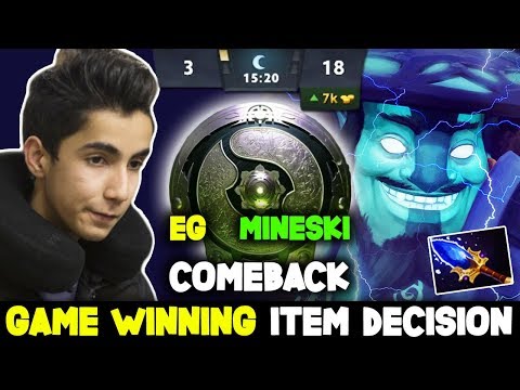EG vs Mineski - GAME WINNING ITEM DECISION EPIC COMEBACK | THE INTERNATIONAL 2018 DOTA 2