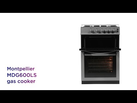 Montpellier MDG600LS 60 cm Gas Cooker - Silver | Product Overview | Currys PC World