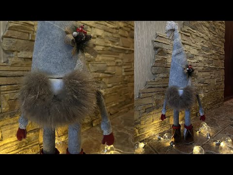 СКАНДИНАВСКИЙ ГНОМ СВОИМИ РУКАМИ || НОВОГОДНИЙ ГНОМ || DIY SCANDINAVIAN GNOME