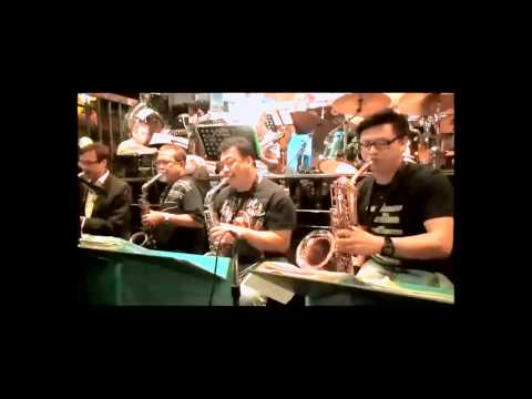 Highlights Of The Ned Kelly's Rehearsal Big Band plus Guests The Pino Latin Brass. in 2013