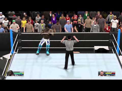 My First title match in Wwe2k15 mycareer mode