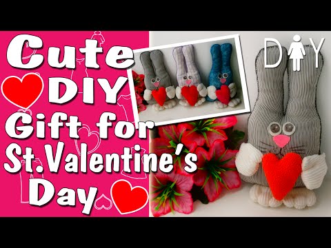 DIY Gift For Valentine's Day | Cute Hare by hands