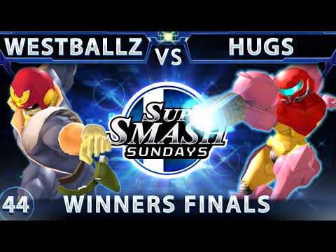 SSS 44 - Tempo Westballz (Falcon) Vs. HugS (Samus) SSBM Winners Finals - Smash Melee