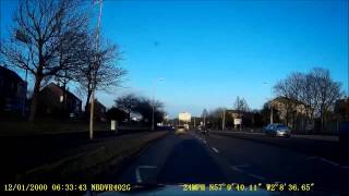 Idiot Motorcross Biker On Anderson Drive Aberdeen 1500 24 01 15