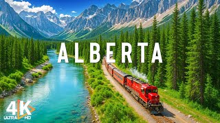 Summer in Alberta, Canada 4K - Majestic Rocky Mountains, Turquoise Lakes & Breathtaking Scenery