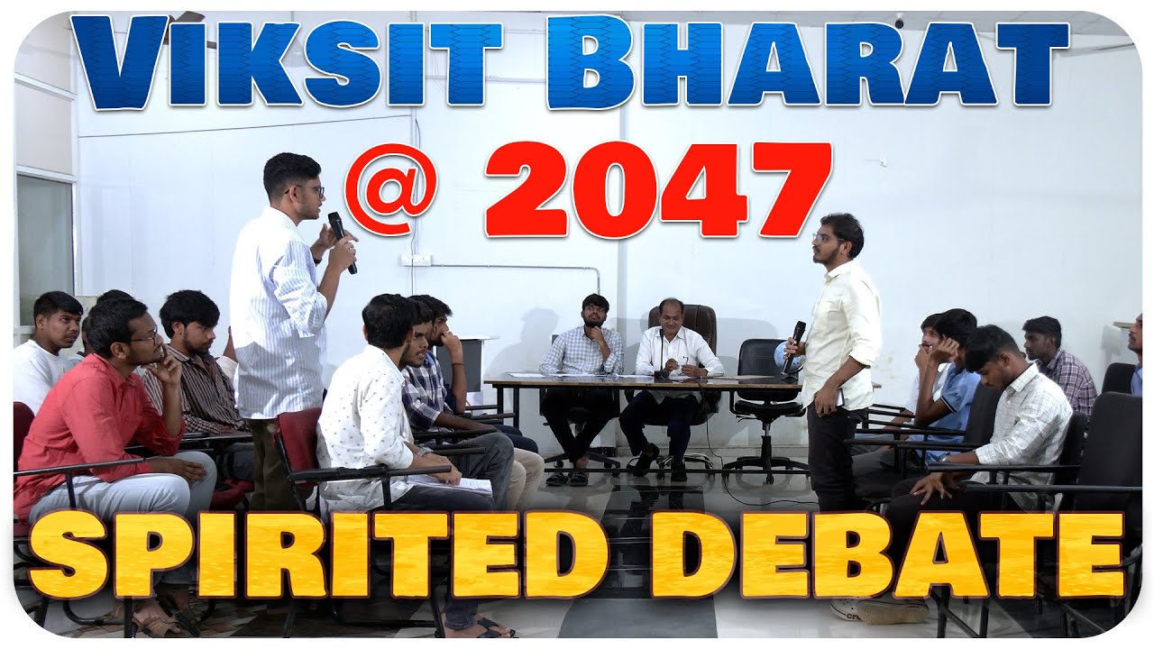 Degree+IAS Students Debate on VIKSITI BHARAT@2047 | 21st Century College