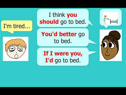 Giving Advice in English with Should and Shouldn't