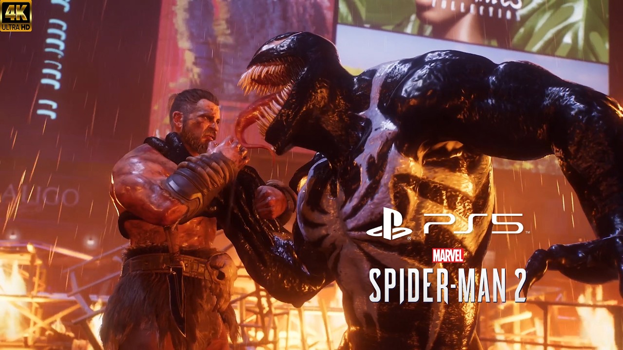 Venom Unleashed! Harry’s Brutal Showdown with the Hunters | Marvel’s Spider-Man 2 [PS5 4K]