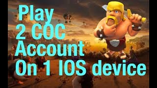 how to play multiple COC account on iPhone