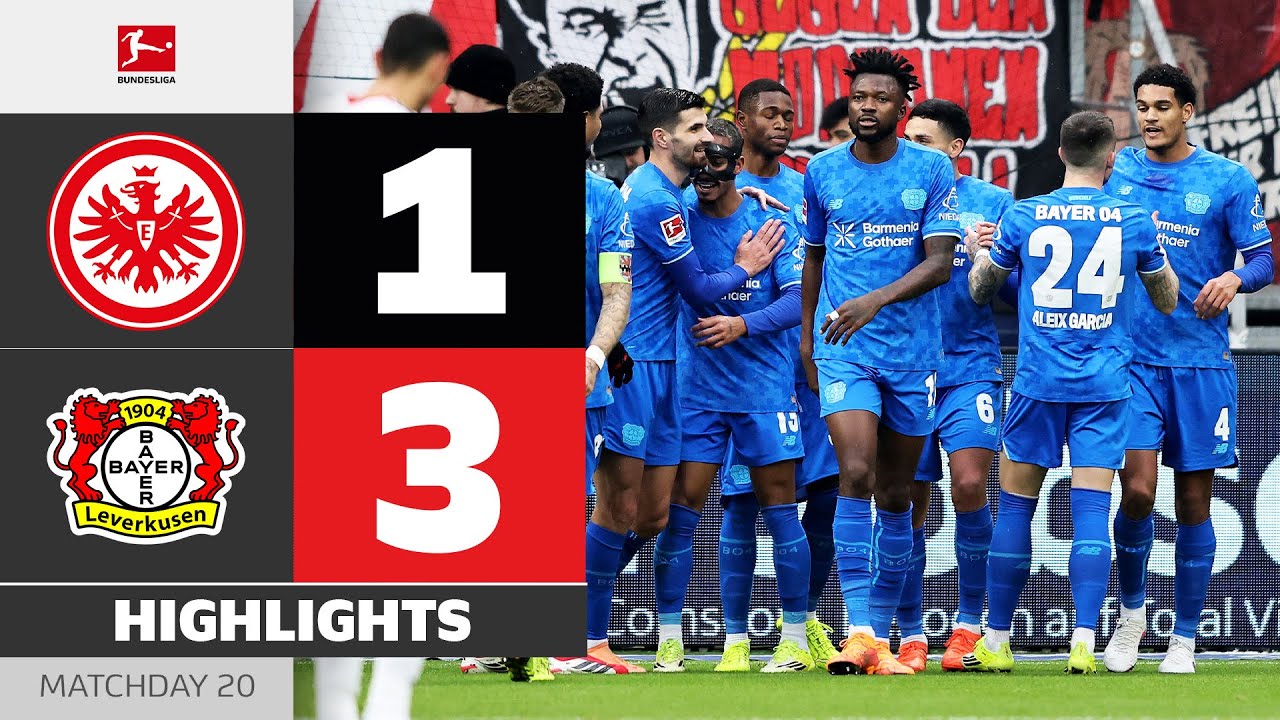 Eintracht Frankfurt vs Bayer 04 Leverkusen Highlights