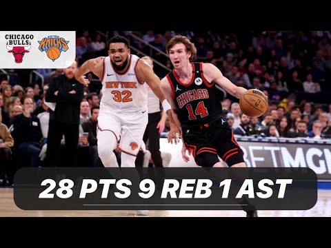 KARL-ANTHONY TOWNS vs CHICAGO BULLS | 28 PTS - 9 REB - 1 AST | 02-20-2025 Highlights