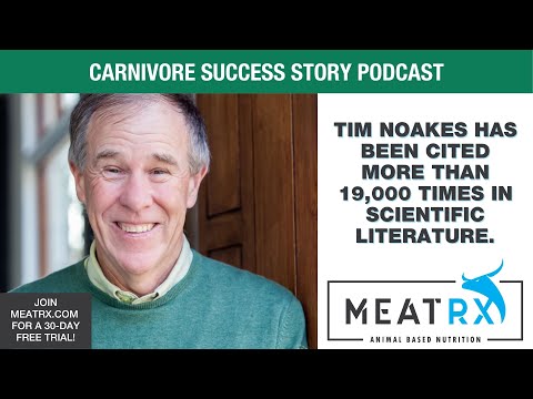 Professor Tim Noakes improves health on the carnivore diet