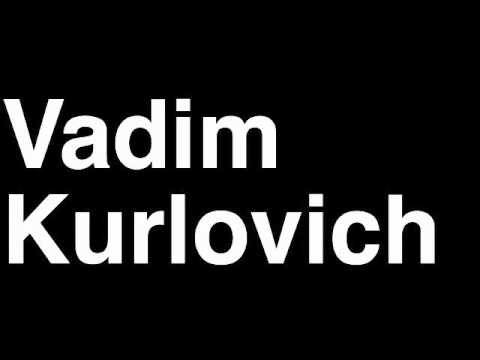 How to Pronounce Vadim Kurlovich FC BATE Borisov Football Goal Penalty Kick Yellow Red Card Injury