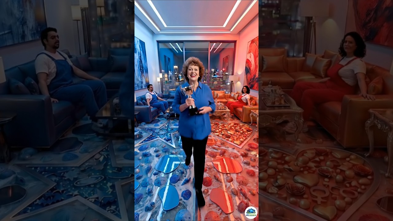 Ultimate Epoxy Star Vs Heart Ocean Floor😱 #transformation #interiordesign #epoxyfloor #ai