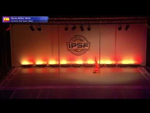Artistic Women Marie Gatell Mateu of Spain - Finals 10th 2017 World Artistic Pole Championships
