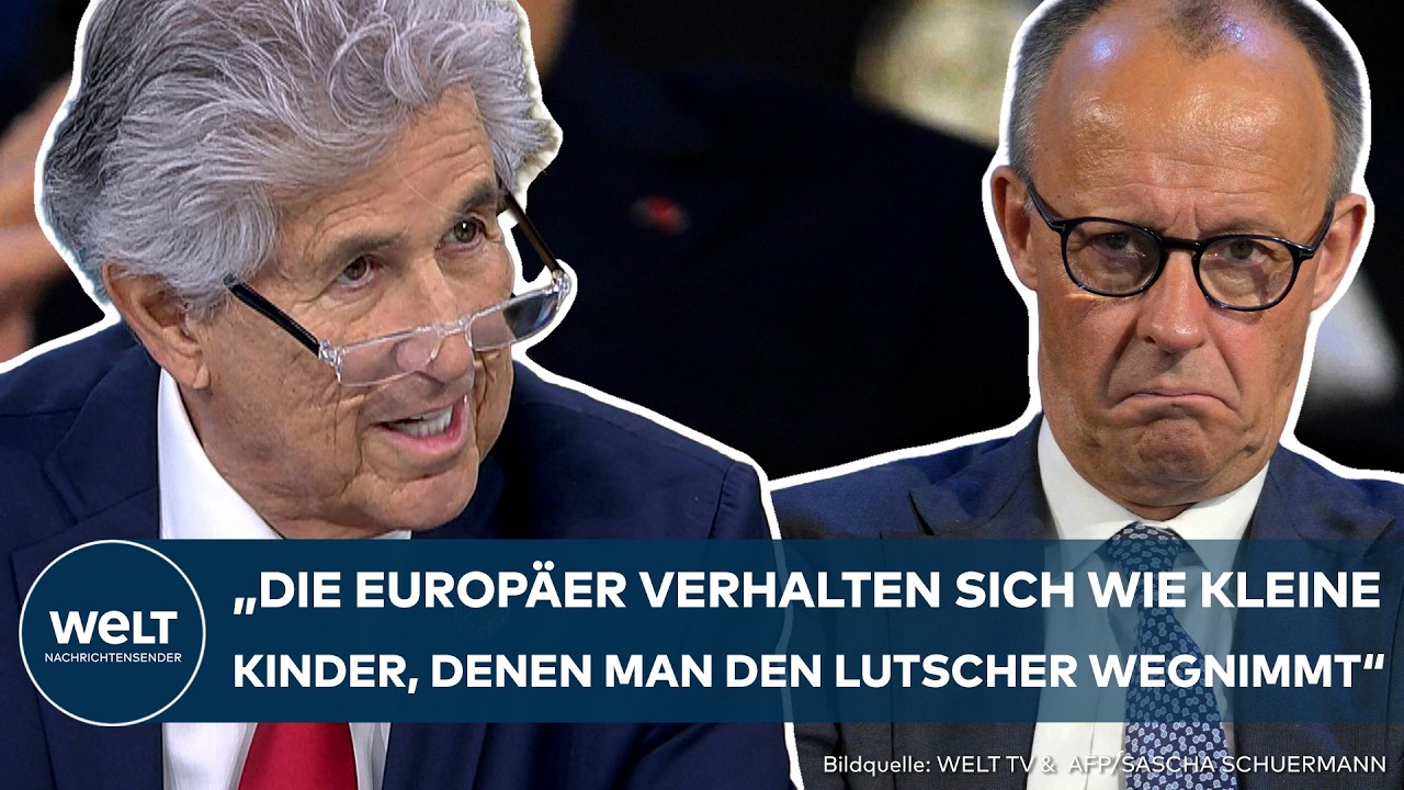USA: Merz teilt gegen Trump aus! Repubikaner Weinberg keilt zurück! "Europa soll aufhören zu weinen"