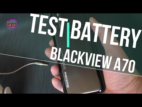 Blackview A70 Battery Test
