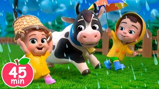 Rain Rain Go Away | Animal Version | Newborn Baby Songs &amp; Nursery Rhymes