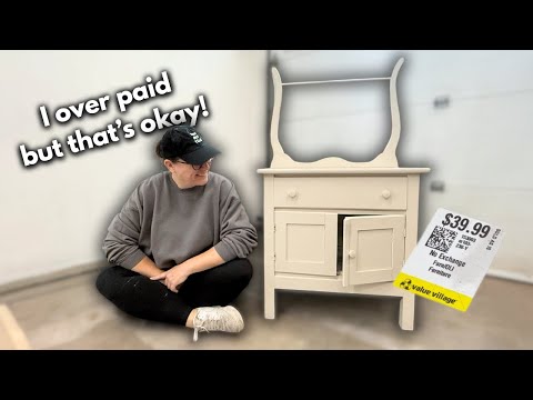 Ich habe 40 $ für DIESEN kaputten Waschtisch bezahlt … Sehen Sie mir zu, wie ich versuche, ihn zu...