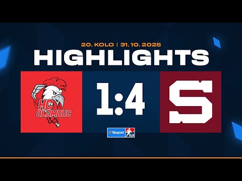 Highlights | HC Olomouc vs. HC Sparta Praha 1:4 | 31.10.2025