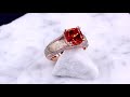 video - Juicy Light Unique Engagement Ring with Yellow Sapphire