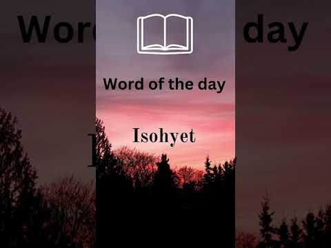 Isohyet - Did you know this word? Tell us in the comments! 👉 #reels #words #interesting