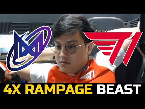 T1 VS NIGMA GALAXY SEA GAME 2 - KARL 4X RAMPAGE DPC SEA TOUR 3 2022