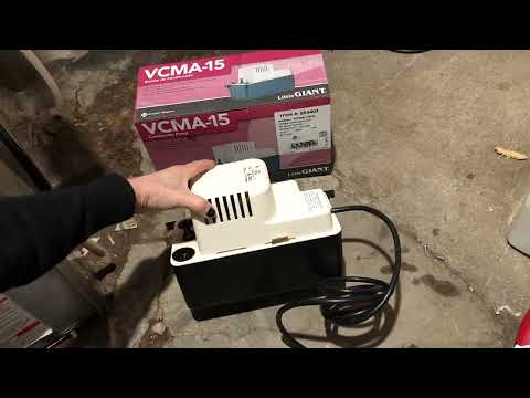 DIY condensate pump installation (or repair). | Little Giant