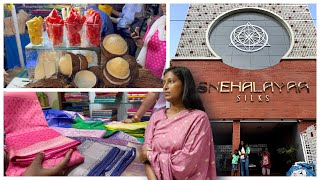 Actress Sneha Mam's Snehalayaa Shop/Ipdi saree collections paathadhe illa/T-nagar shopping vlog