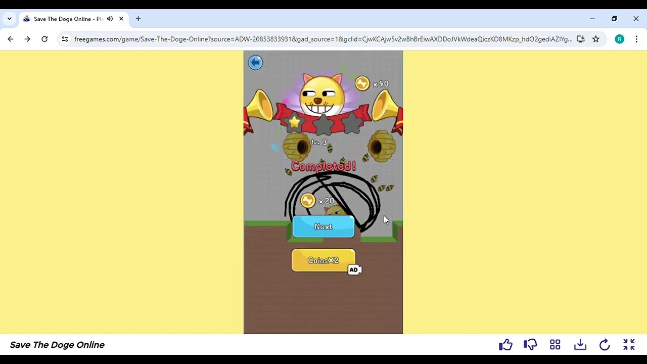 Save The Doge Online   Play on FreeGames Com