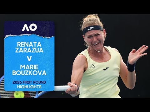 Renata Zarazua v Marie Bouzkova Highlights | Australian Open 2026 First Round