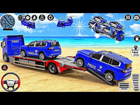 Grand Police Cargo Vehicles Simulator - Transporter Police Car Driver 3D - Android Gameplay