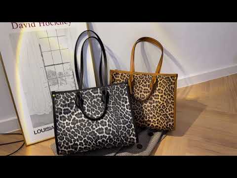 Classic fashion leopard print bag for women