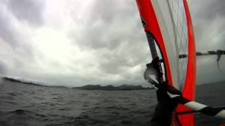 preview picture of video 'Windsurfing in ulsteinvik'