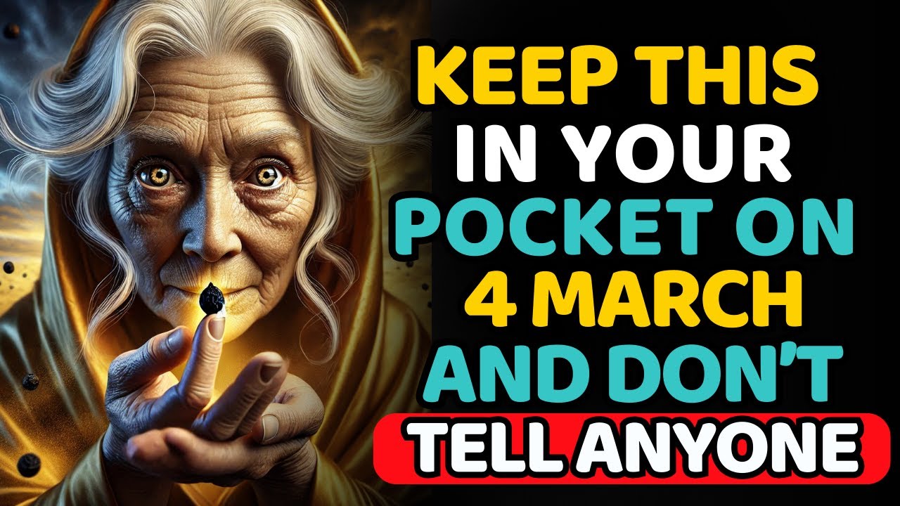 If you KEEP this in your POCKET on March 4th, your MONEY problems will end | Buddhist Teachings