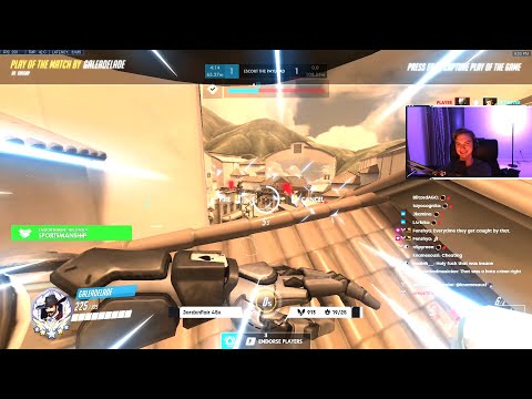 Gale New Cassidy 900IQ Strat on HollyWood! POTG! [ Overwatch Season 32 Top 500 ]