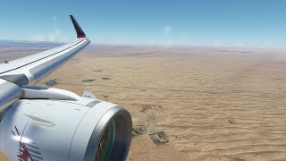 Download lagu Microsoft Flight Simulator 2020 | Doha Qatar-Sharjah UAE| Full Flight | Timelapse! mp3