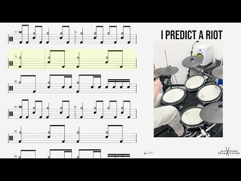 How to Play 🥁 - I Predict A Riot - Kaiser Chiefs