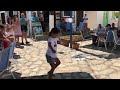 Menina Grega Dança Zeibekiko Em Kastellorizo Greek Girl Dancing Zeibekiko In Kastellorizo