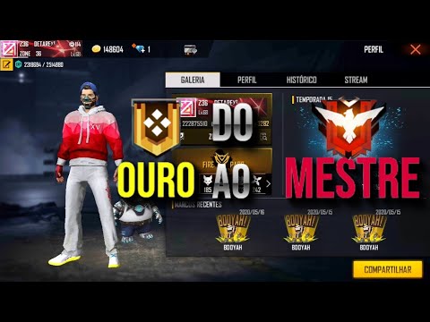 DO OURO AO MESTRE SOLO NA TEMPORADA 15! (SEM CARTÃO) -FREE FIRE