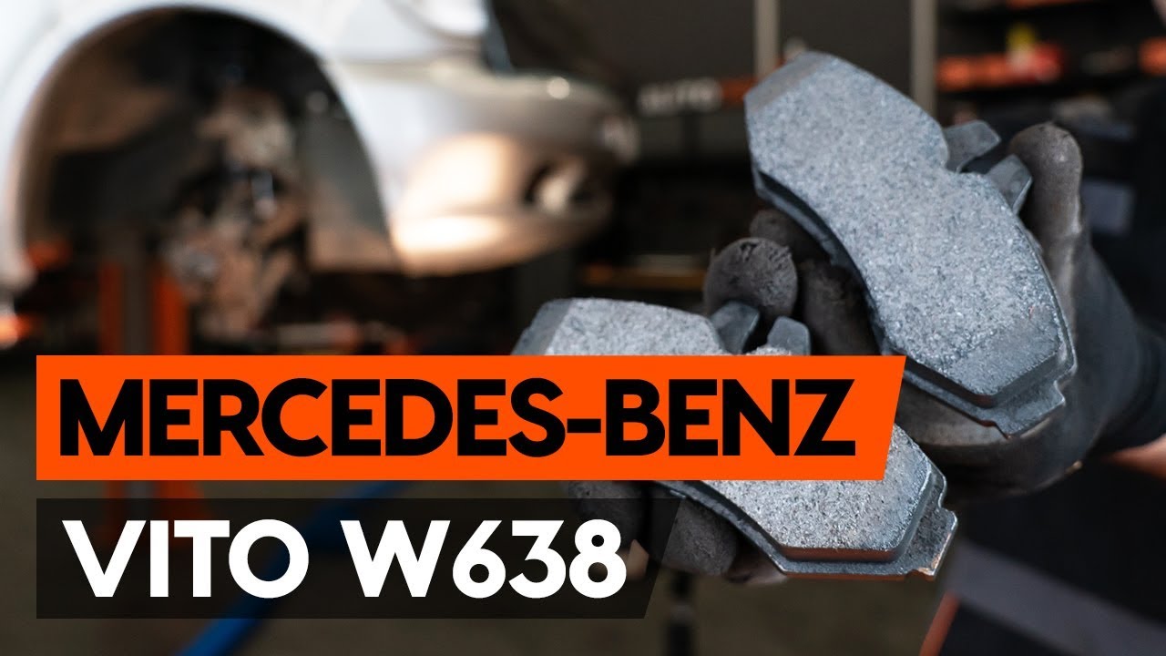 Cómo cambiar: pastillas de freno de la parte delantera - Mercedes Vito W638 | Guía de sustitución