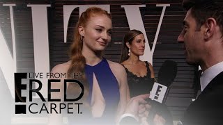 Sophie Turner Dazzles in Eco-Friendly Cobalt Blue Dress | Live from the Red Carpet | E! News