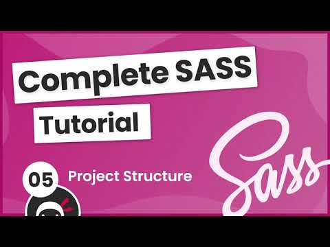 SASS Tutorial build your own CSS library 5 Project Structure